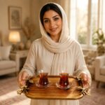 سینی چوب و برنز مدل مستطیل - Image 2