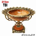 ظرف ترکیبی چوب و برنز مدل گلریز